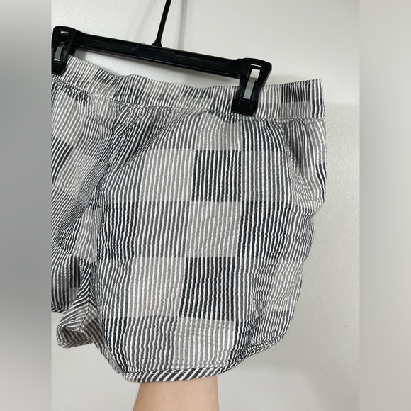 Shorts Pull-On Shorts Women's in Striped Check Cotton Summer Madewell - Picture 11 of 16